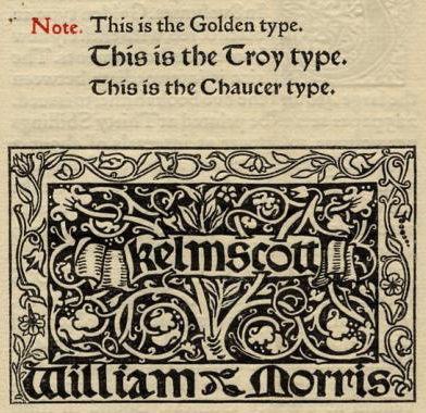 Kelmscott Chaucer · William Morris & Burne-Jones · 1896
