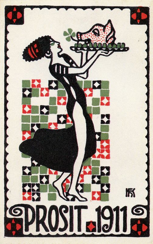 Wiener Werkstätte Postcard · c. 1910